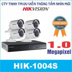 Trọn bộ camera quan sát HIK-1004S